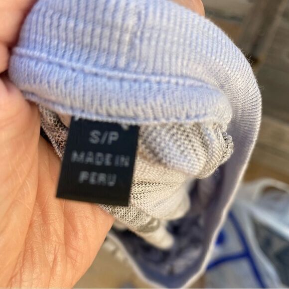 ATM ZEBRA PRINT SLUB JERSEY SCHOOLBOY CREW size small - Picture 4 of 12